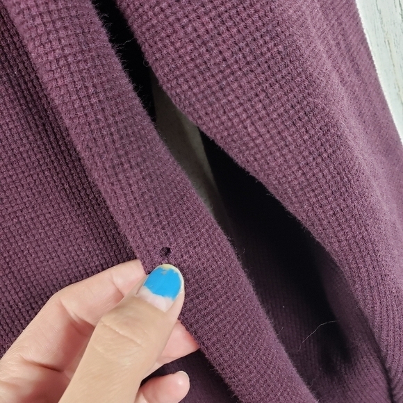 George mens maroon long sleeve thermal shirt size XL 46-48 - Picture 3 of 8